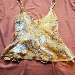 Yellow Flower Tank Top